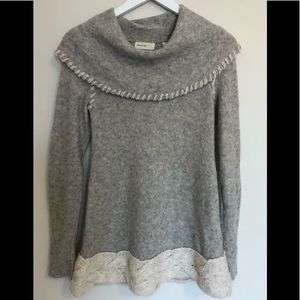 Anthropologie Gray Sweater
